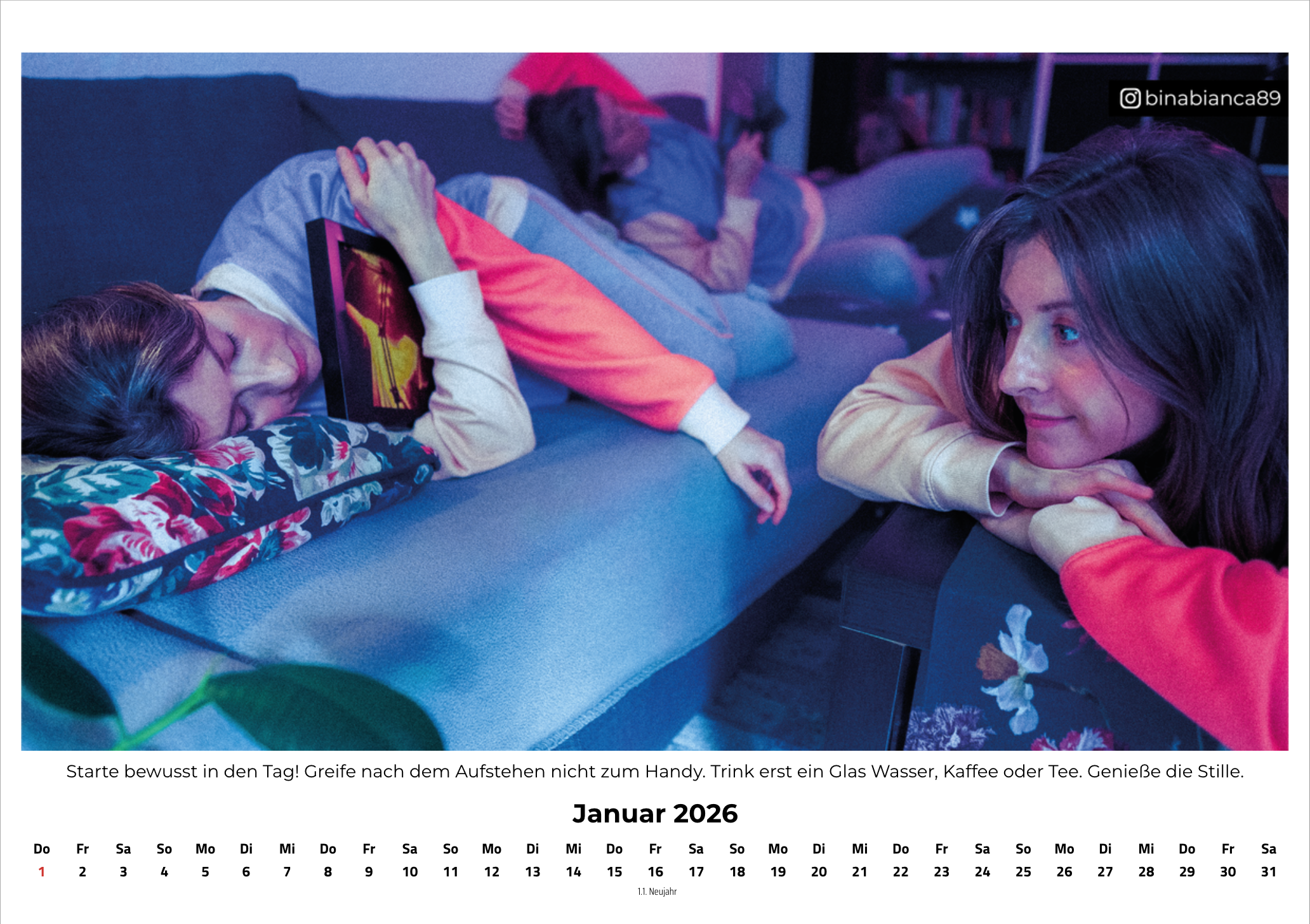 Joseph "Menschen machen müde" Kalender 2026 A3