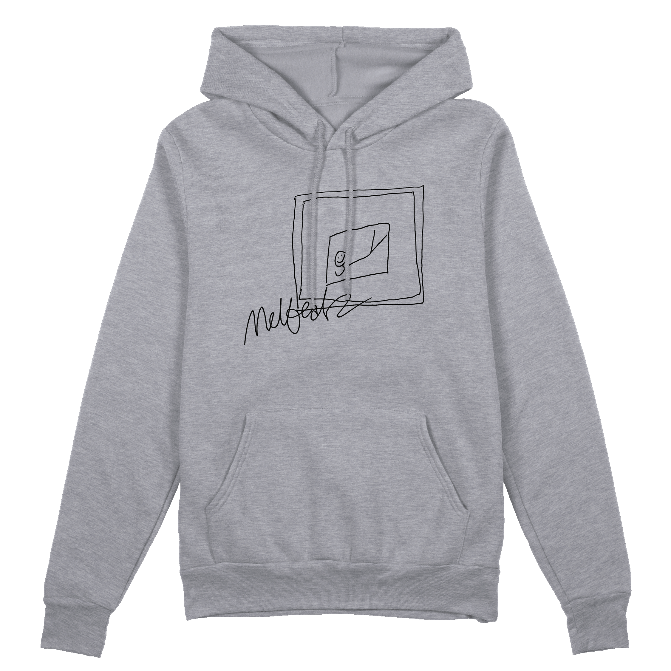Melbeatz "Rappers Delight" Scrabble Hoodie Heather Grey