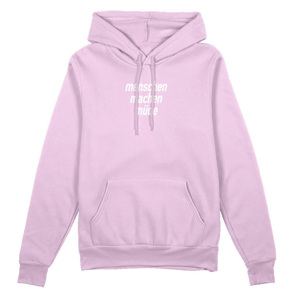 Menschen machen müde Hoodie Rosa L