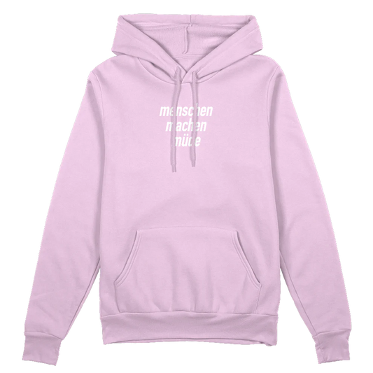 Menschen machen müde Hoodie Rosa L