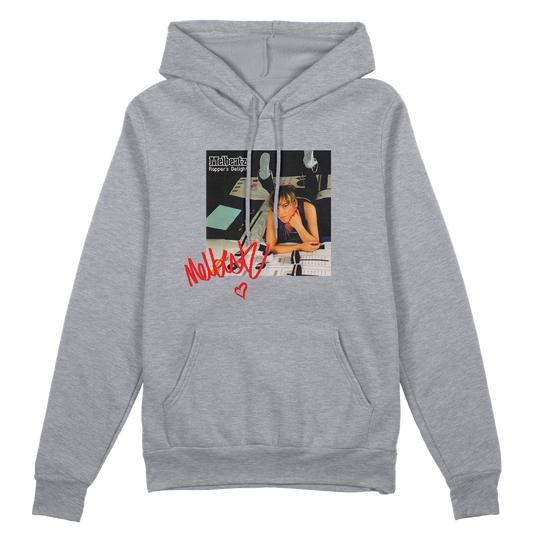 Melbeatz "Rappers Delight" Anniversary Hoodie Heather Grey
