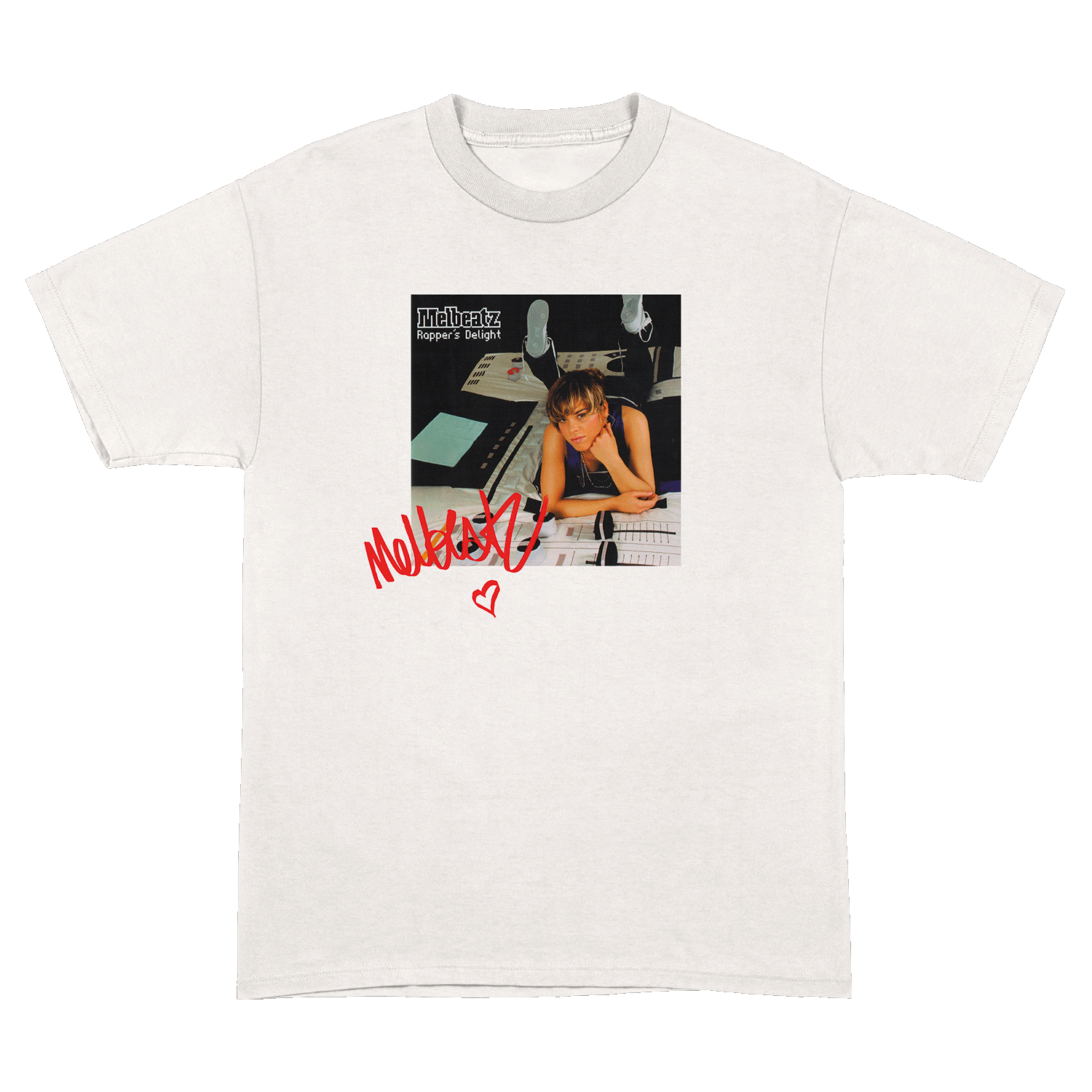 Melbeatz "Rappers Delight" Anniversary Tee Weiß