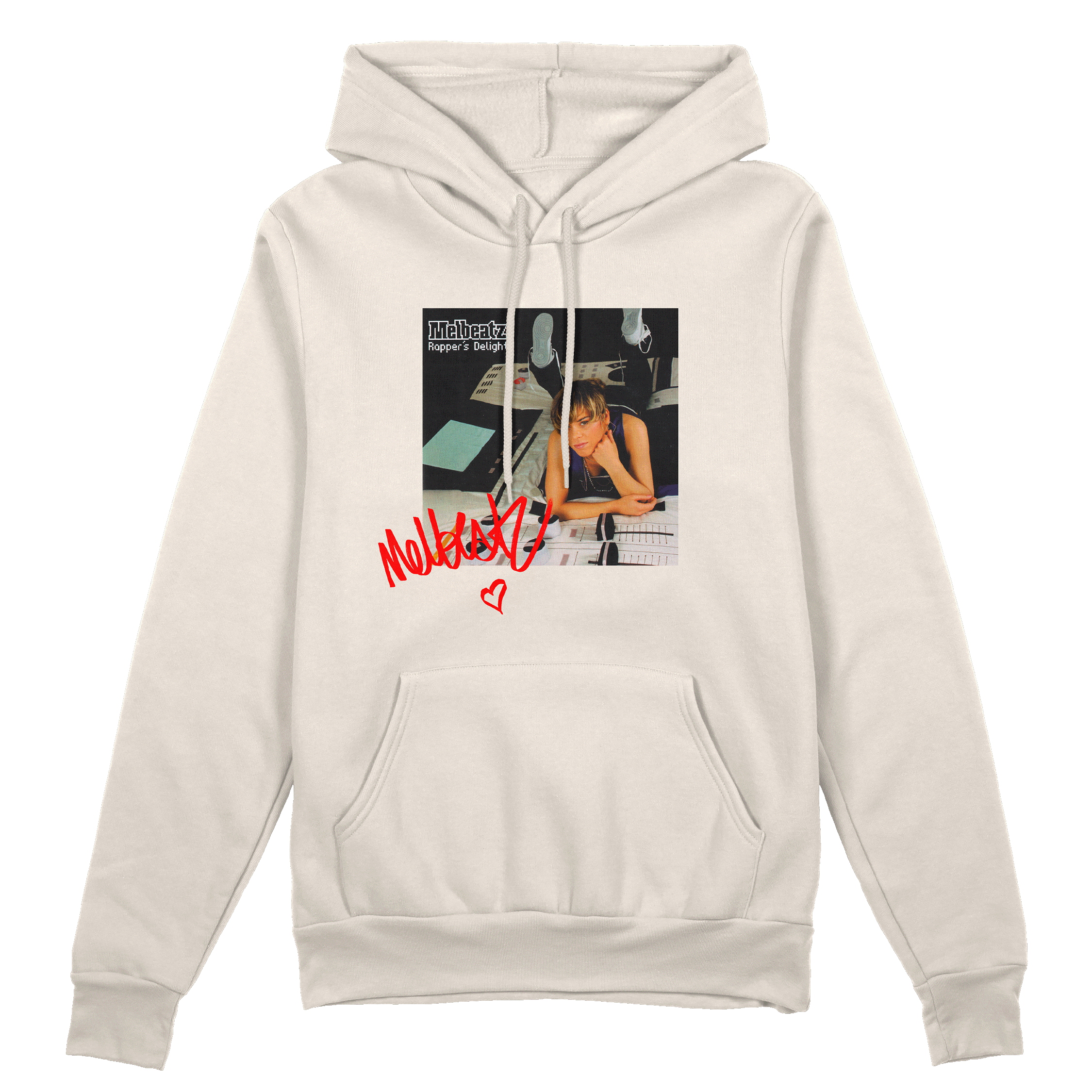 Melbeatz "Rappers Delight" Anniversary Hoodie Natural Raw