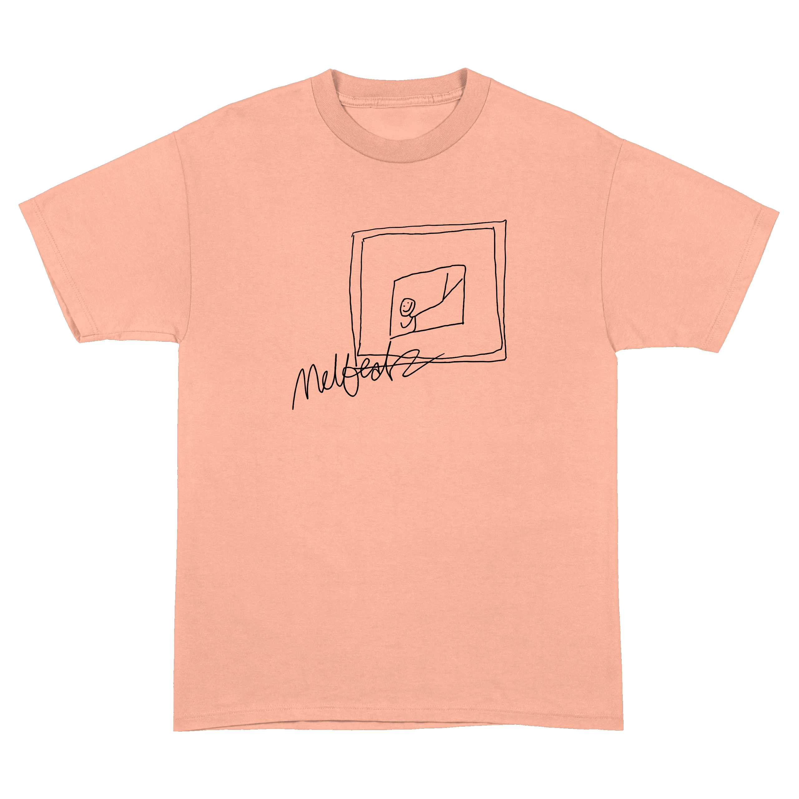 Melbeatz "Rappers Delight" Scrabble Tee Peach