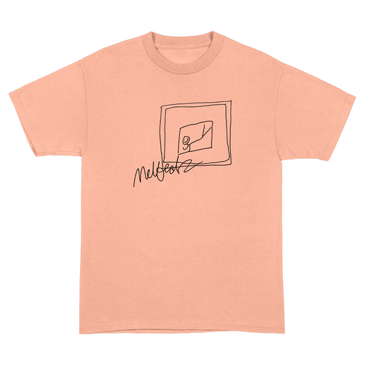 Melbeatz "Rappers Delight" Scrabble Tee Peach