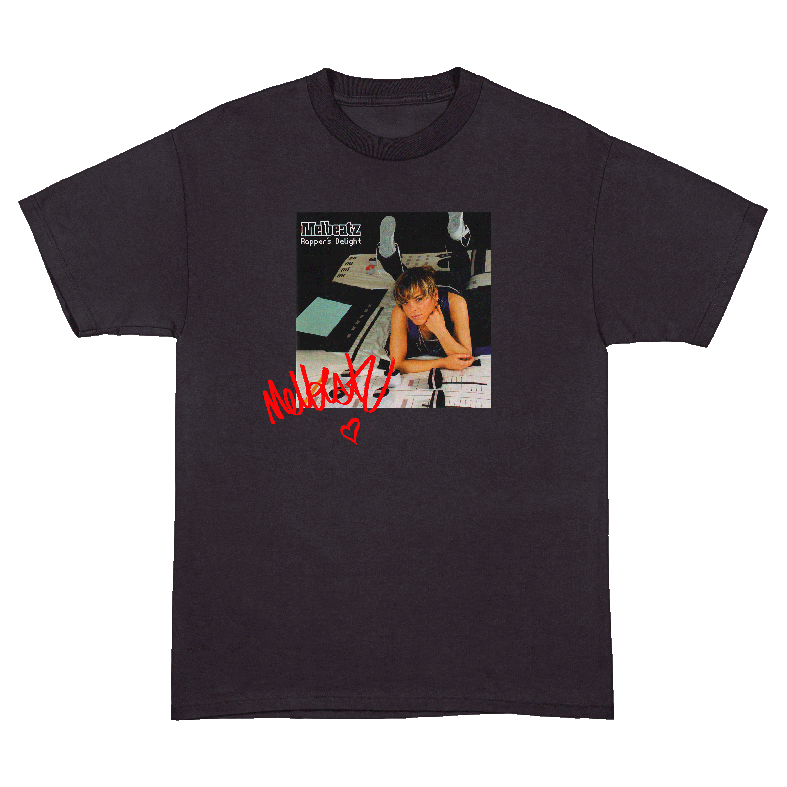 Melbeatz "Rappers Delight" Anniversary Tee Schwarz