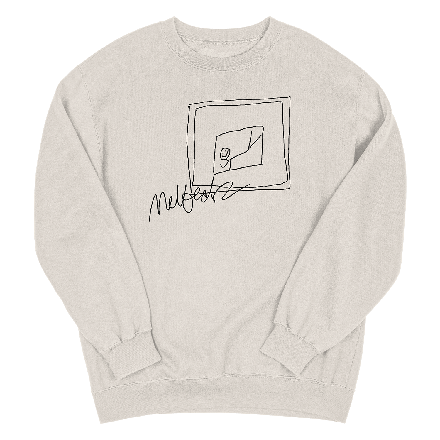 Melbeatz "Rappers Delight" Scrabble Sweater Natural Raw