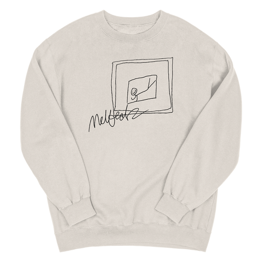 Melbeatz "Rappers Delight" Scrabble Sweater Natural Raw