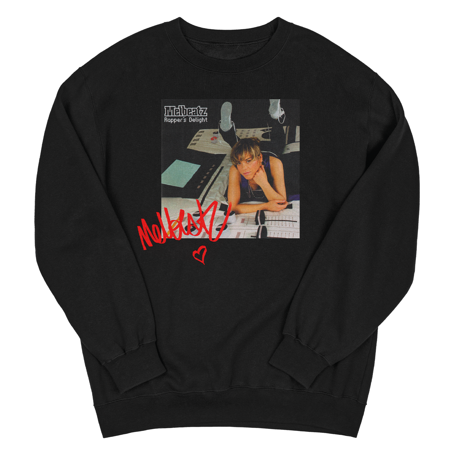 Melbeatz "Rappers Delight" Anniversary Sweater Schwarz