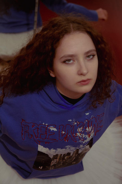 Free Ukraine Hoodie Oversized